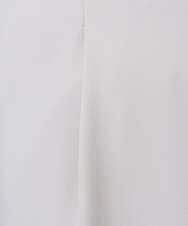 F1LFD24160 MK MICHEL KLEIN(小さいサイズ)(メゾン ドゥ サンク) 【小さいサイズ】共地ベルト付きワイドパンツ/撥水/防シワ/洗える ライトグレー