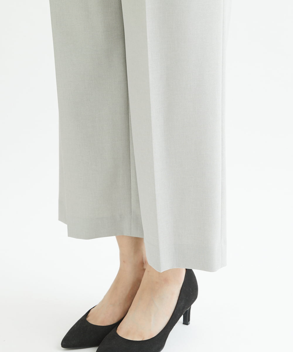 F1LFP34150 MK MICHEL KLEIN(小さいサイズ)(メゾン ドゥ サンク) 【小さいサイズ/Comfortシリーズ】ベーシックワイドパンツ ネイビー