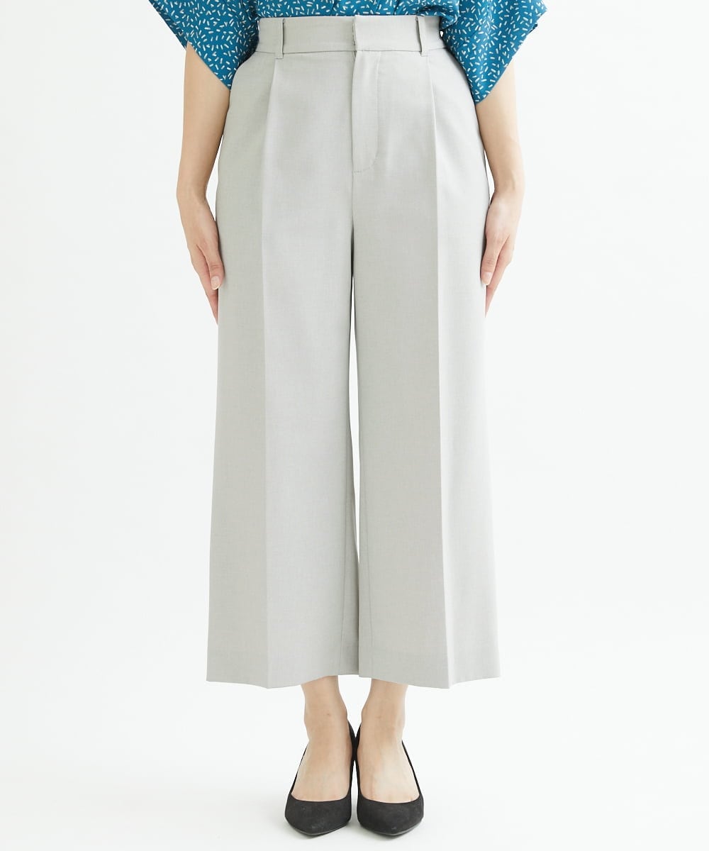 F1LFP34150 MK MICHEL KLEIN(小さいサイズ)(メゾン ドゥ サンク) 【小さいサイズ/Comfortシリーズ】ベーシックワイドパンツ ネイビー