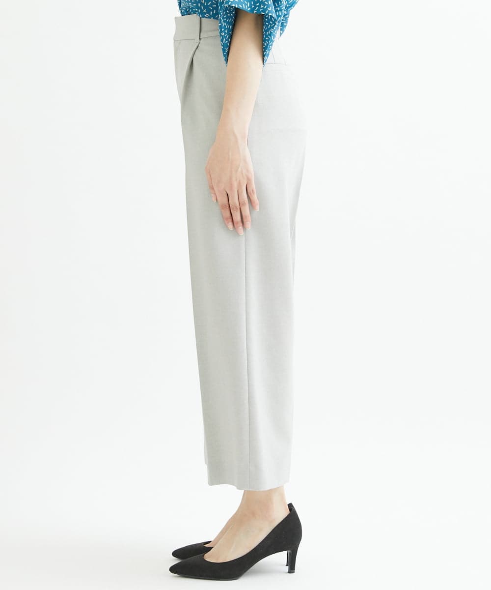 F1LFP34150 MK MICHEL KLEIN(小さいサイズ)(メゾン ドゥ サンク) 【小さいサイズ/Comfortシリーズ】ベーシックワイドパンツ ネイビー