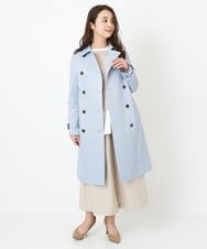 F1LFS22160 MK MICHEL KLEIN(小さいサイズ)(メゾン ドゥ サンク) 【小さいサイズ】ウエスト釦デザインガウチョパンツ/洗える ピンク