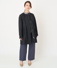 F1LFV12160 MK MICHEL KLEIN(小さいサイズ)(メゾン ドゥ サンク) 【小さいサイズ】デニムライクストレートワイドパンツ/洗える ネイビー