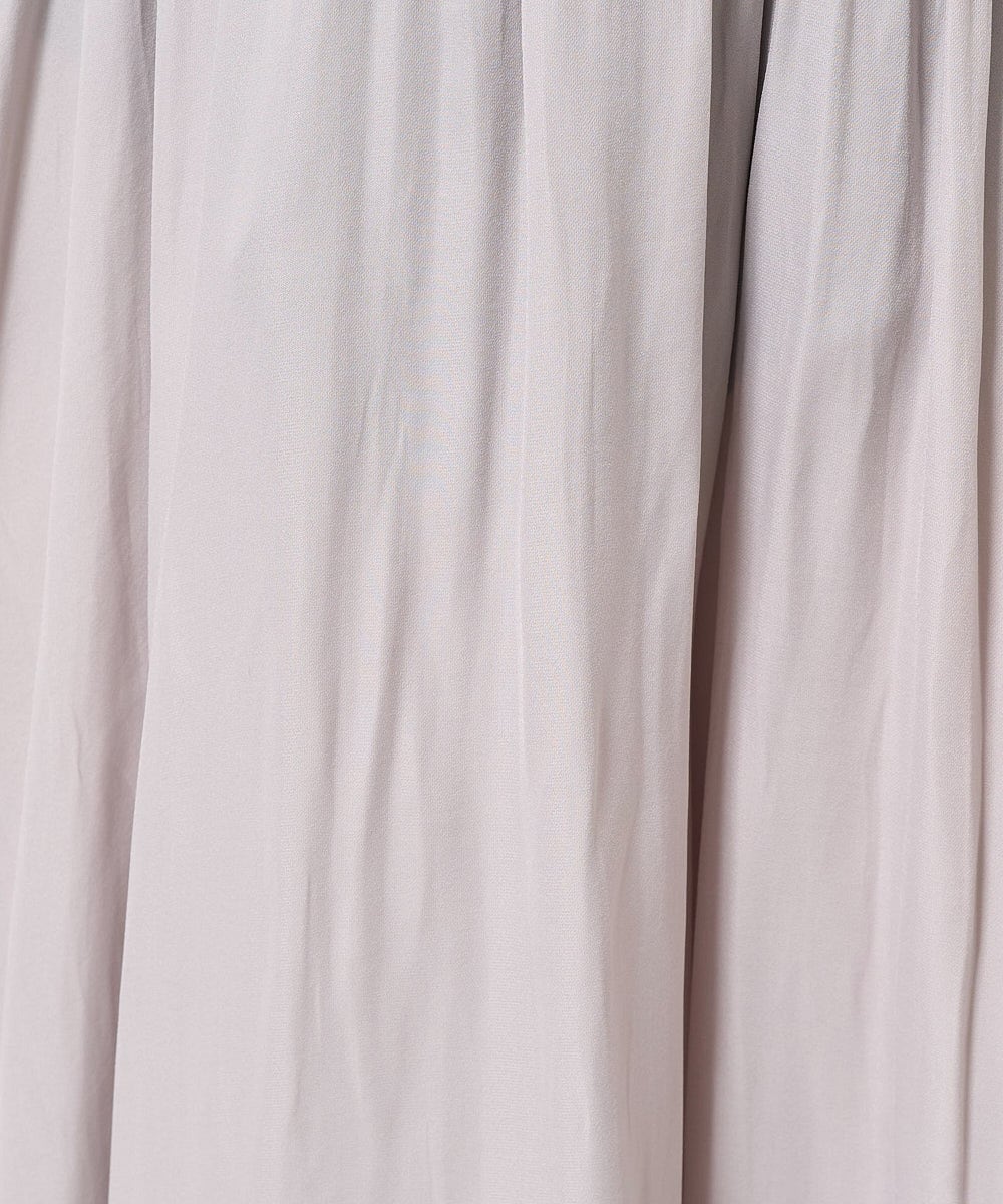 F1LGA03150 MK MICHEL KLEIN(小さいサイズ)(メゾン ドゥ サンク) 【小さいサイズ】サテンガウチョパンツ/接触冷感/洗える(新色追加) ネイビー