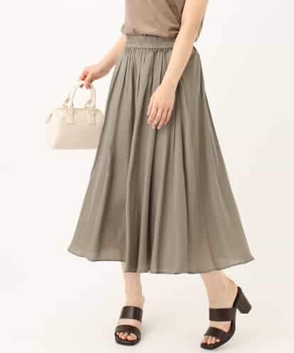 F1LGD03150 MK MICHEL KLEIN(小さいサイズ) 【小さいサイズ】[瞬美シリーズ/UVカット/接触冷感/洗える]サテンガウチョパンツ