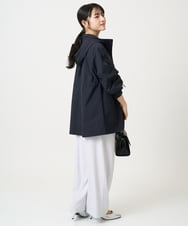 F1LGD21160 MK MICHEL KLEIN(小さいサイズ)(メゾン ドゥ サンク) 【小さいサイズ】TRストレッチワイドパンツ/洗える ライトグレー