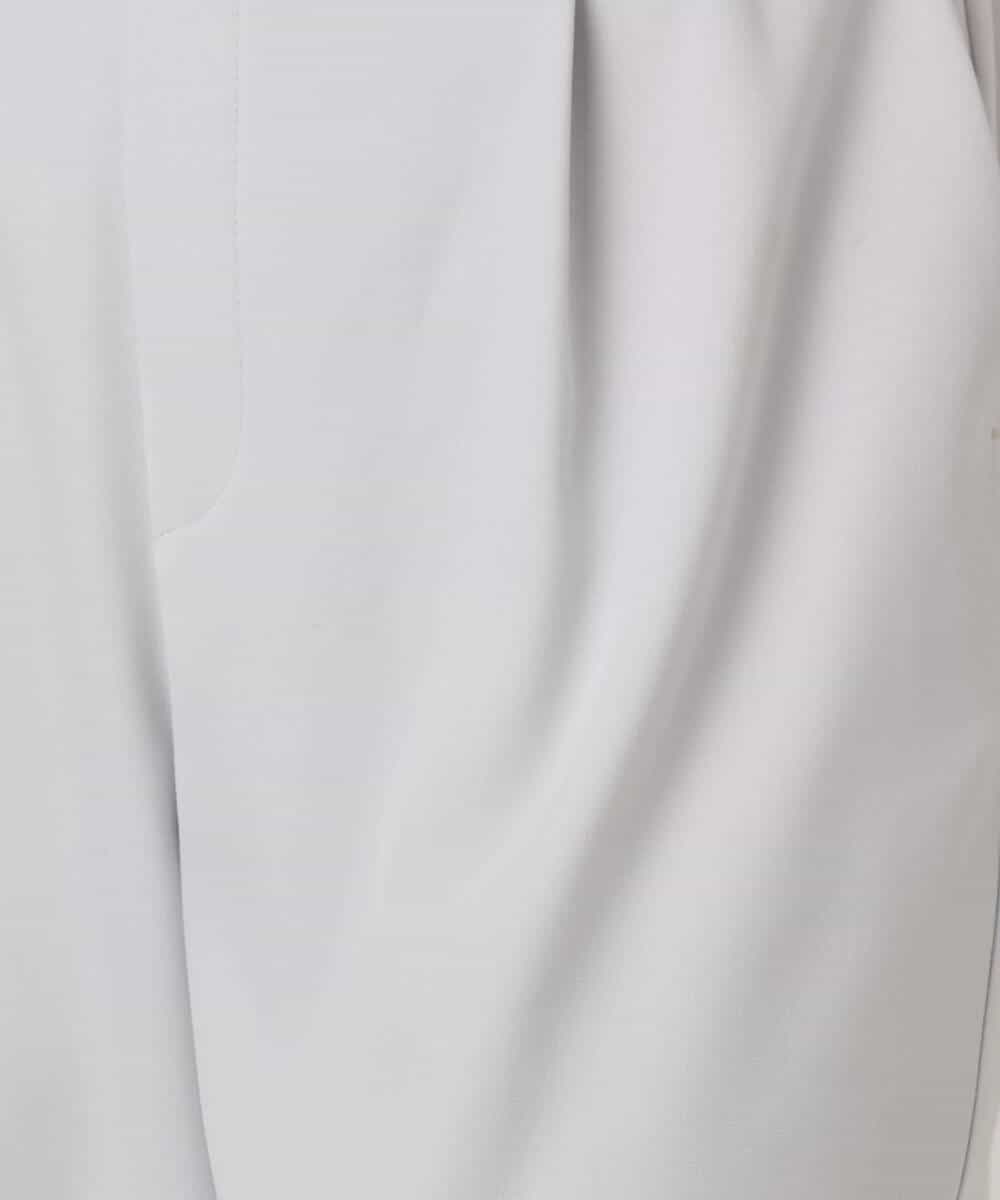 F1LGD21160 MK MICHEL KLEIN(小さいサイズ)(メゾン ドゥ サンク) 【小さいサイズ】TRストレッチワイドパンツ/洗える ライトグレー