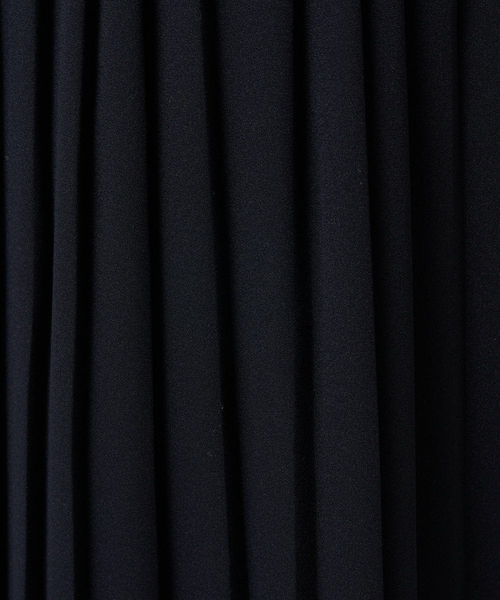 F1LGD26170 MK MICHEL KLEIN(小さいサイズ)(メゾン ドゥ サンク) 【小さいサイズ】サイドプリーツガウチョパンツ/洗える ライトブルー