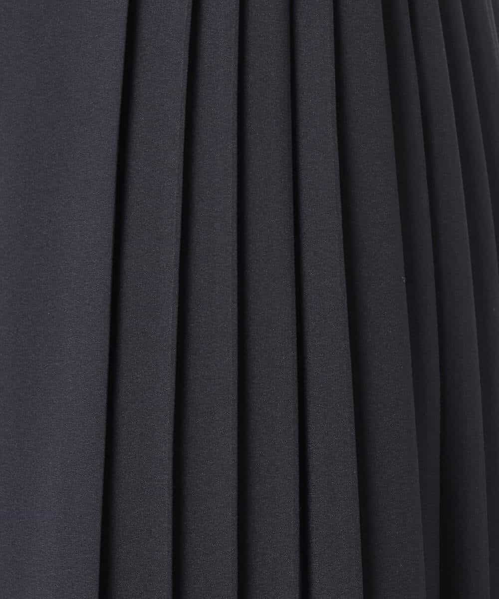 F1LGD26170 MK MICHEL KLEIN(小さいサイズ)(メゾン ドゥ サンク) 【小さいサイズ】サイドプリーツガウチョパンツ/洗える ネイビー