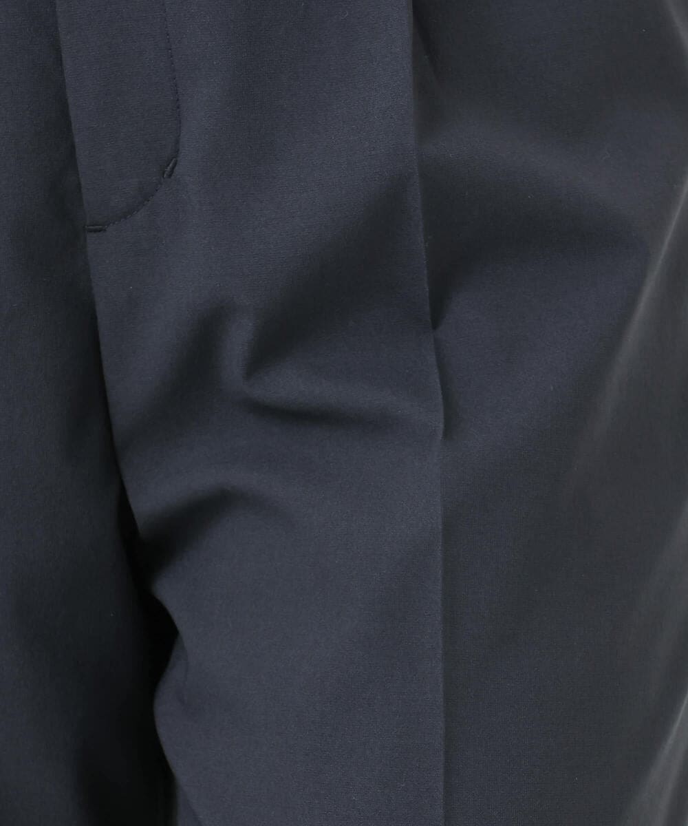 F1LGD33170 MK MICHEL KLEIN(小さいサイズ)(メゾン ドゥ サンク) 【小さいサイズ】ドライタッチストレッチ テーパードパンツ/イージーケア/洗濯機で洗える グレージュ