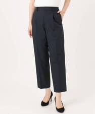 F1LGD33170 MK MICHEL KLEIN(小さいサイズ)(メゾン ドゥ サンク) 【小さいサイズ】ドライタッチストレッチ テーパードパンツ/イージーケア/洗濯機で洗える グレージュ