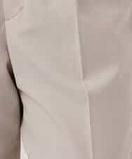 F1LGD33170 MK MICHEL KLEIN(小さいサイズ)(メゾン ドゥ サンク) 【小さいサイズ】ドライタッチストレッチ テーパードパンツ/イージーケア/洗濯機で洗える グレージュ