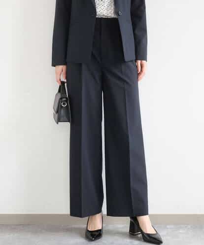 F1LGD34170  【小さいサイズ】ドライタッチストレッチ ワイドパンツ/イージーケア/洗濯機で洗える