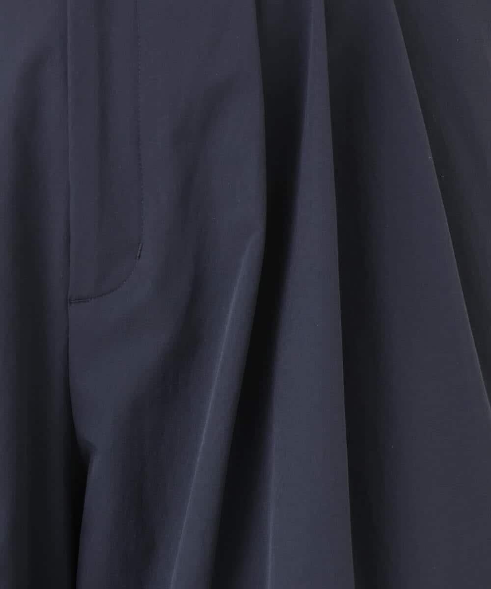 F1LGD37170 MK MICHEL KLEIN(小さいサイズ)(メゾン ドゥ サンク) 【小さいサイズ】ストレッチ3タックワイドパンツ/洗える ダークグレー