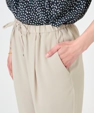 F1LGD44160 MK MICHEL KLEIN(小さいサイズ)(メゾン ドゥ サンク) 【小さいサイズ】[UVカット/接触冷感/防シワ/通気性/洗濯機で洗える]テーパードパンツ ベージュ
