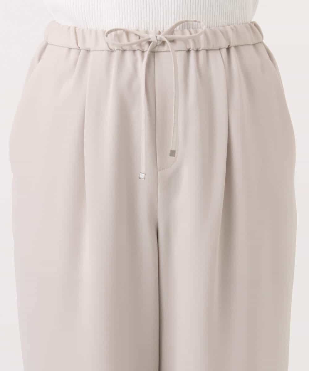 F1LGD44160 MK MICHEL KLEIN(小さいサイズ)(メゾン ドゥ サンク) 【小さいサイズ】[UVカット/接触冷感/防シワ/通気性/洗濯機で洗える]テーパードパンツ ベージュ