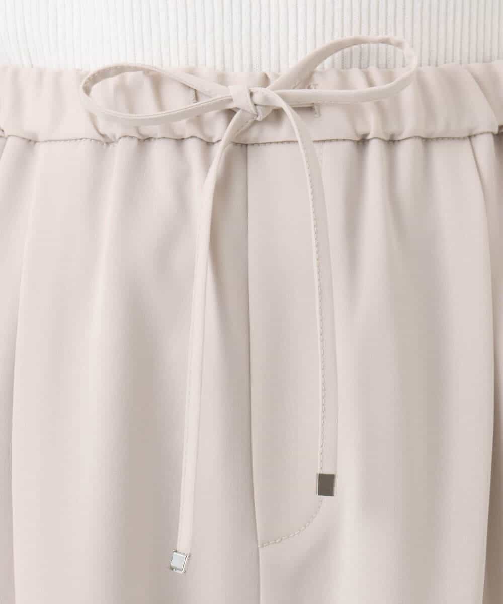 F1LGD44160 MK MICHEL KLEIN(小さいサイズ)(メゾン ドゥ サンク) 【小さいサイズ】[UVカット/接触冷感/防シワ/通気性/洗濯機で洗える]テーパードパンツ ベージュ