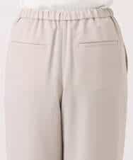 F1LGD44160 MK MICHEL KLEIN(小さいサイズ)(メゾン ドゥ サンク) 【小さいサイズ】[UVカット/接触冷感/防シワ/通気性/洗濯機で洗える]テーパードパンツ ベージュ