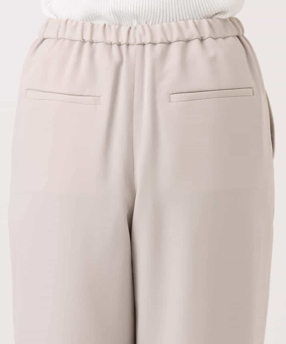 F1LGD44160 MK MICHEL KLEIN(小さいサイズ)(メゾン ドゥ サンク) 【小さいサイズ】[UVカット/接触冷感/防シワ/通気性/洗濯機で洗える]テーパードパンツ ベージュ