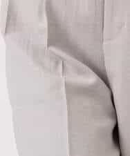 F1LGD46180 MK MICHEL KLEIN(小さいサイズ)(メゾン ドゥ サンク) 【小さいサイズ】[UVカット/接触冷感/速乾/洗える]バイオヴィンテージツイル ワイドストレートパンツ グレージュ