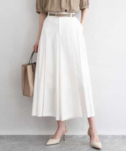 F1LGD51170 MK MICHEL KLEIN(小さいサイズ) 【小さいサイズ】[UVカット/接触冷感/洗える]サテンワイドパンツ