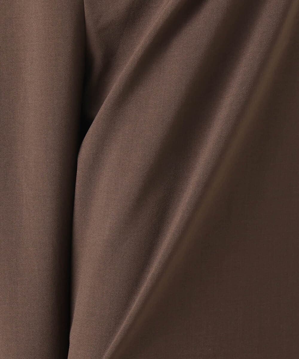 F1LGD56160 MK MICHEL KLEIN(小さいサイズ)(メゾン ドゥ サンク) 【小さいサイズ】[洗える]リネンライクストレッチ ストレートワイドパンツ ベージュ