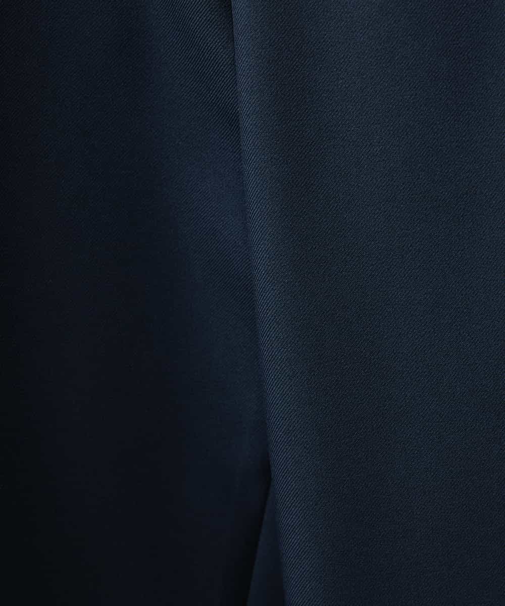F1LGP56150 MK MICHEL KLEIN(小さいサイズ)(メゾン ドゥ サンク) 【小さいサイズ/Comfortシリーズ】リネンライクベーシックワイドパンツ ライトブルー