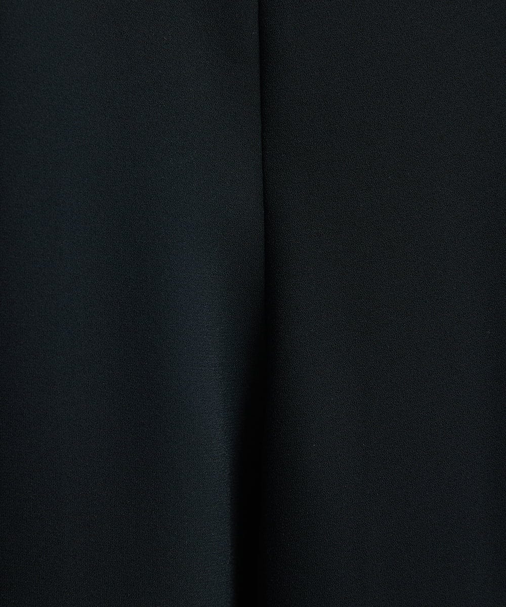 F1LGS66150 MK MICHEL KLEIN(小さいサイズ)(メゾン ドゥ サンク) 【小さいサイズ】プリーツデザインスカーチョ/洗える ブルー
