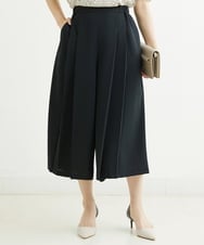 F1LGS66150 MK MICHEL KLEIN(小さいサイズ)(メゾン ドゥ サンク) 【小さいサイズ】プリーツデザインスカーチョ/洗える ブルー