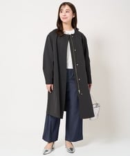 F1LGV30160 MK MICHEL KLEIN(小さいサイズ)(メゾン ドゥ サンク) 【小さいサイズ】デニムライクワイドパンツ/洗える ブルー