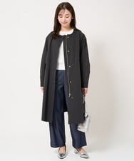 F1LGV30160 MK MICHEL KLEIN(小さいサイズ)(メゾン ドゥ サンク) 【小さいサイズ】デニムライクワイドパンツ/洗える ブルー