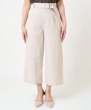 F1LGV37160 MK MICHEL KLEIN(小さいサイズ)(メゾン ドゥ サンク) 【小さいサイズ】ドライタッチ ワイドパンツ/洗える ネイビー