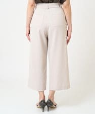 F1LGV37160 MK MICHEL KLEIN(小さいサイズ)(メゾン ドゥ サンク) 【小さいサイズ】ドライタッチ ワイドパンツ/洗える ネイビー