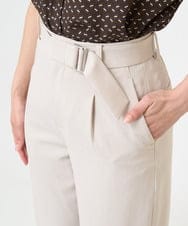 F1LGV37160 MK MICHEL KLEIN(小さいサイズ)(メゾン ドゥ サンク) 【小さいサイズ】ドライタッチ ワイドパンツ/洗える ネイビー
