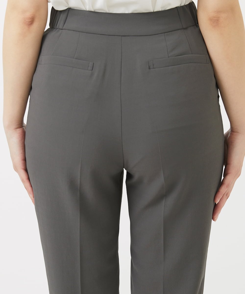 F1LGV58150 MK MICHEL KLEIN(小さいサイズ)(メゾン ドゥ サンク) 【小さいサイズ】ストレッチテーパードパンツ/UVカット/接触冷感/セットアップ対応/洗える ベージュ