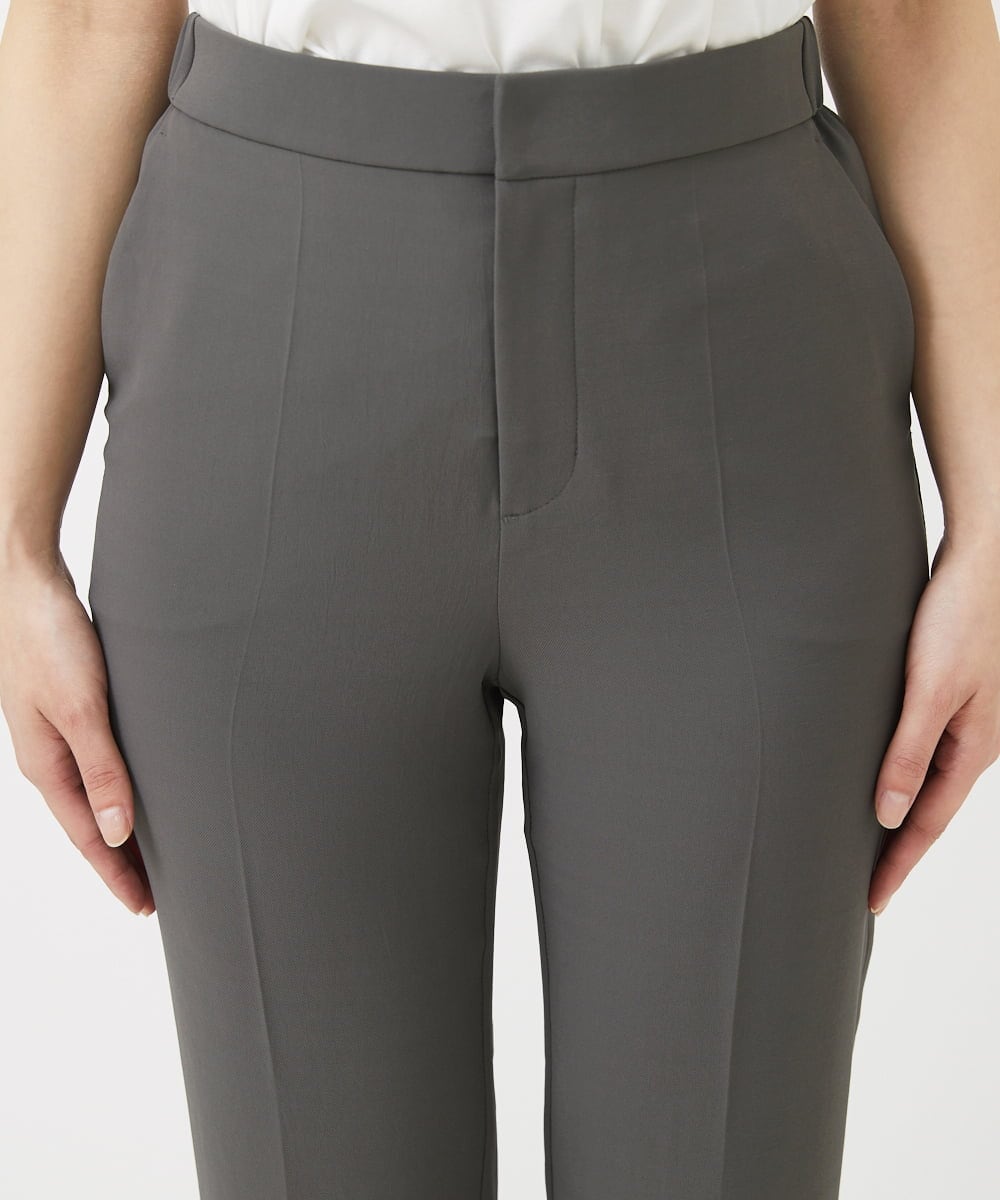 F1LGV58150 MK MICHEL KLEIN(小さいサイズ)(メゾン ドゥ サンク) 【小さいサイズ】ストレッチテーパードパンツ/UVカット/接触冷感/セットアップ対応/洗える ベージュ