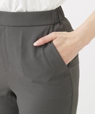 F1LGV58150 MK MICHEL KLEIN(小さいサイズ)(メゾン ドゥ サンク) 【小さいサイズ】ストレッチテーパードパンツ/UVカット/接触冷感/セットアップ対応/洗える ベージュ