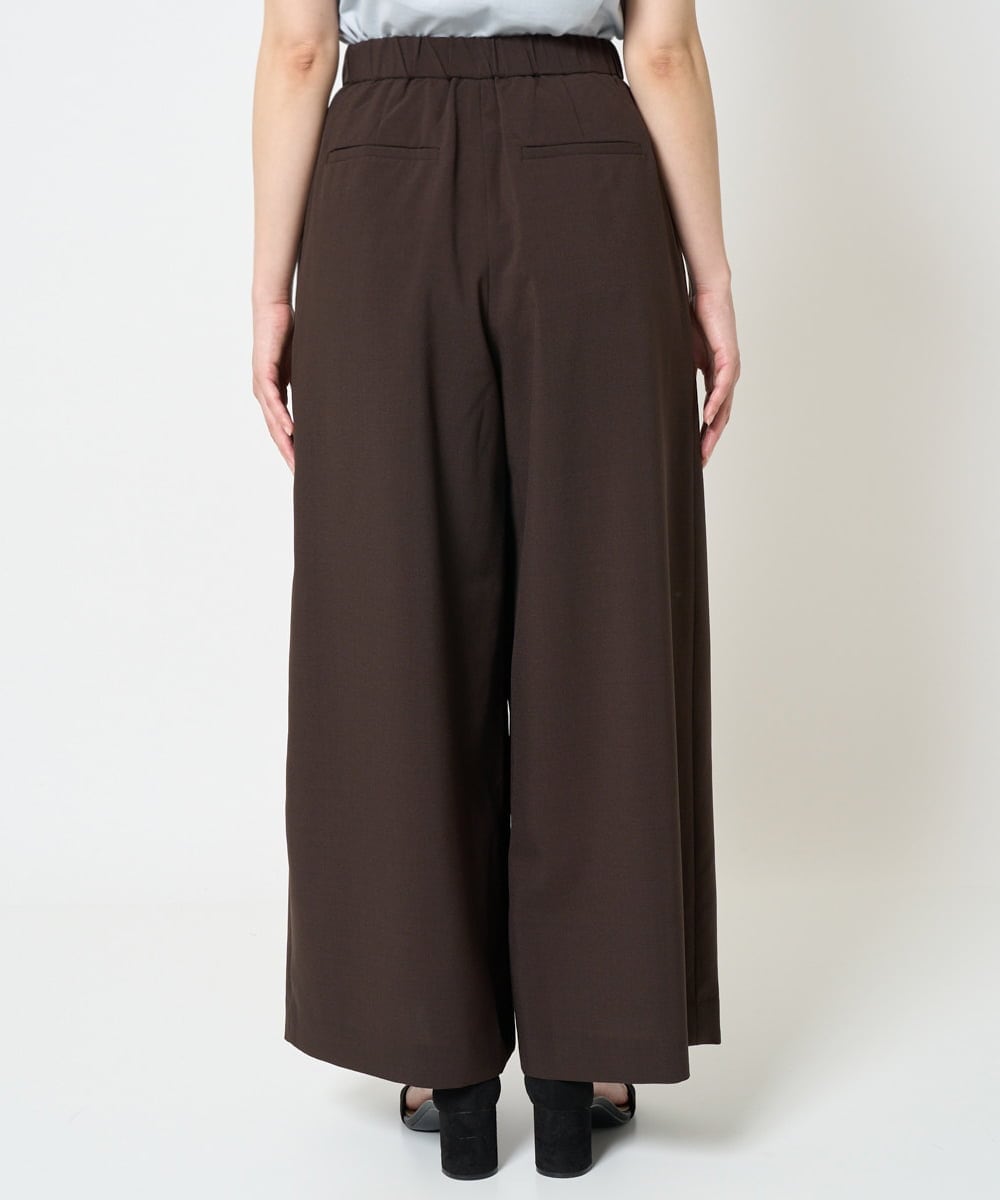 F1LHA68160 MK MICHEL KLEIN(小さいサイズ)(メゾン ドゥ サンク) 【小さいサイズ】2タックワイドパンツ/洗える ベージュ