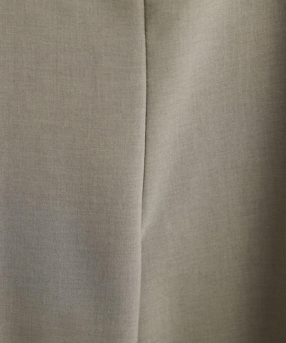 F1LHS60130 MK MICHEL KLEIN(小さいサイズ)(メゾン ドゥ サンク) 【小さいサイズ】Reflaxストレッチテーパードパンツ/洗える モカ