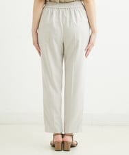F1LHS60130 MK MICHEL KLEIN(小さいサイズ)(メゾン ドゥ サンク) 【小さいサイズ】Reflaxストレッチテーパードパンツ/洗える モカ