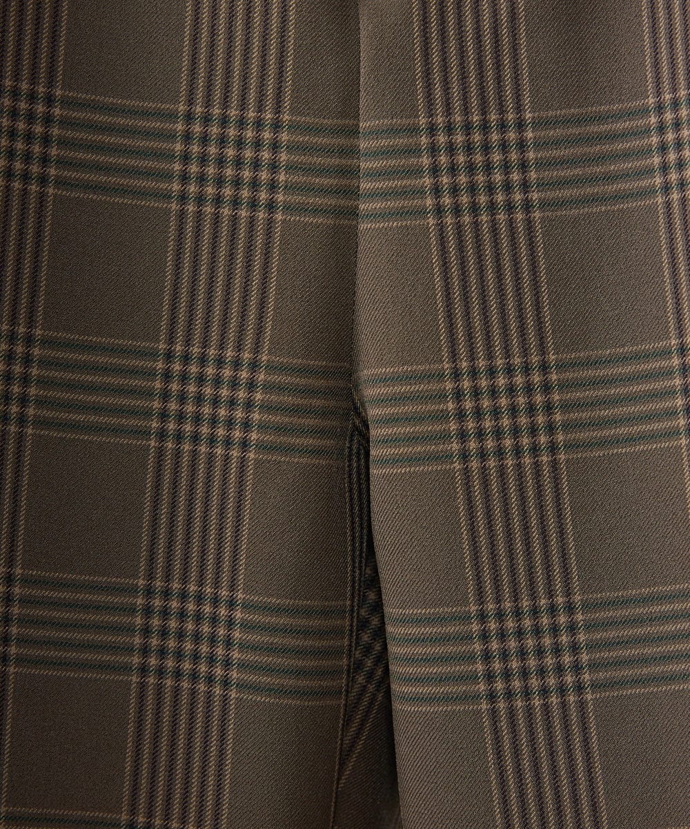 F1LIP14130 MK MICHEL KLEIN(小さいサイズ)(メゾン ドゥ サンク) 【小さいサイズ】ベーシックテーパードパンツ（無地・チェック）/Comfortシリーズ/洗える ミント（無地）