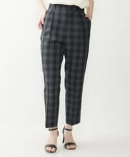 F1LIP14130 MK MICHEL KLEIN(小さいサイズ)(メゾン ドゥ サンク) 【小さいサイズ】ベーシックテーパードパンツ（無地・チェック）/Comfortシリーズ/洗える ミント（無地）