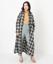F1LIP14130 MK MICHEL KLEIN(小さいサイズ)(メゾン ドゥ サンク) 【小さいサイズ】ベーシックテーパードパンツ（無地・チェック）/Comfortシリーズ/洗える ミント（無地）