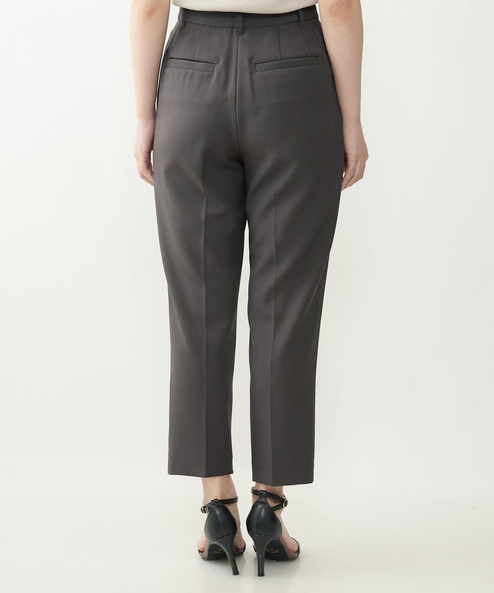 F1LIP14130 MK MICHEL KLEIN(小さいサイズ)(メゾン ドゥ サンク) 【小さいサイズ】ベーシックテーパードパンツ（無地・チェック）/Comfortシリーズ/洗える ミント（無地）