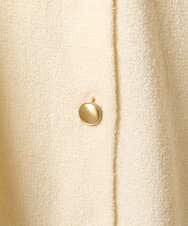 F1SAD42160 MK MICHEL KLEIN(小さいサイズ)(メゾン ドゥ サンク) 【小さいサイズ】ミニブークレーカーディガン/洗える ブラウン