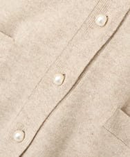 F1SAV09160 MK MICHEL KLEIN(小さいサイズ)(メゾン ドゥ サンク) 【小さいサイズ】airwoolニットカーディガン ピンク