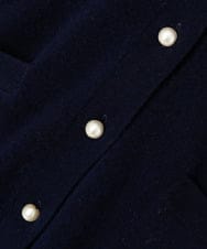 F1SAV09160 MK MICHEL KLEIN(小さいサイズ)(メゾン ドゥ サンク) 【小さいサイズ】airwoolニットカーディガン ピンク