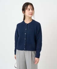 F1SBD50160 MK MICHEL KLEIN(小さいサイズ)(メゾン ドゥ サンク) 【小さいサイズ】ヘアリーニットカーディガン/洗える ピンク