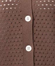 F1SGD32150 MK MICHEL KLEIN(小さいサイズ)(メゾン ドゥ サンク) 【小さいサイズ】アイレット編みニット/前後2way/洗える ピンク