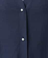 F1SGD42150 MK MICHEL KLEIN(小さいサイズ)(メゾン ドゥ サンク) 【小さいサイズ】キーネックカーディガン/接触冷感/UVカット/洗える ブルー