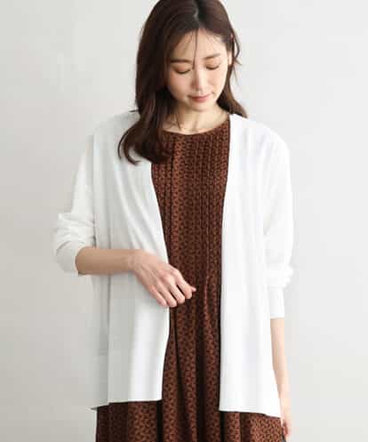 F1SGD50140  【小さいサイズ】[接触冷感/洗える]ミドル丈着流しカーディガン